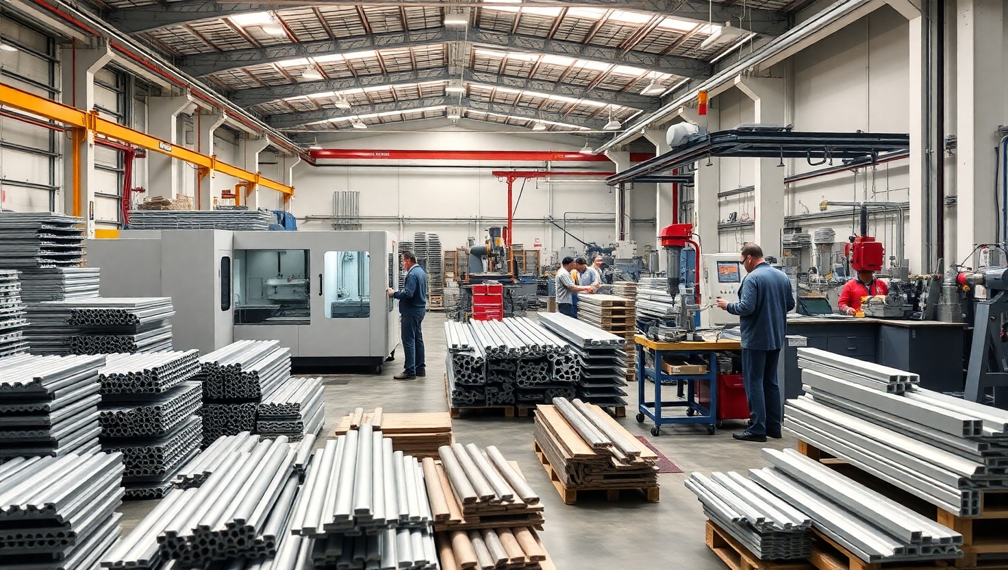 What Happens Inside an Aluminium Extrusion Machine Shop