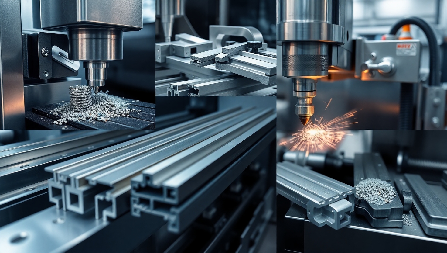 Top CNC Machining Processes for Aluminium Extrusion Components