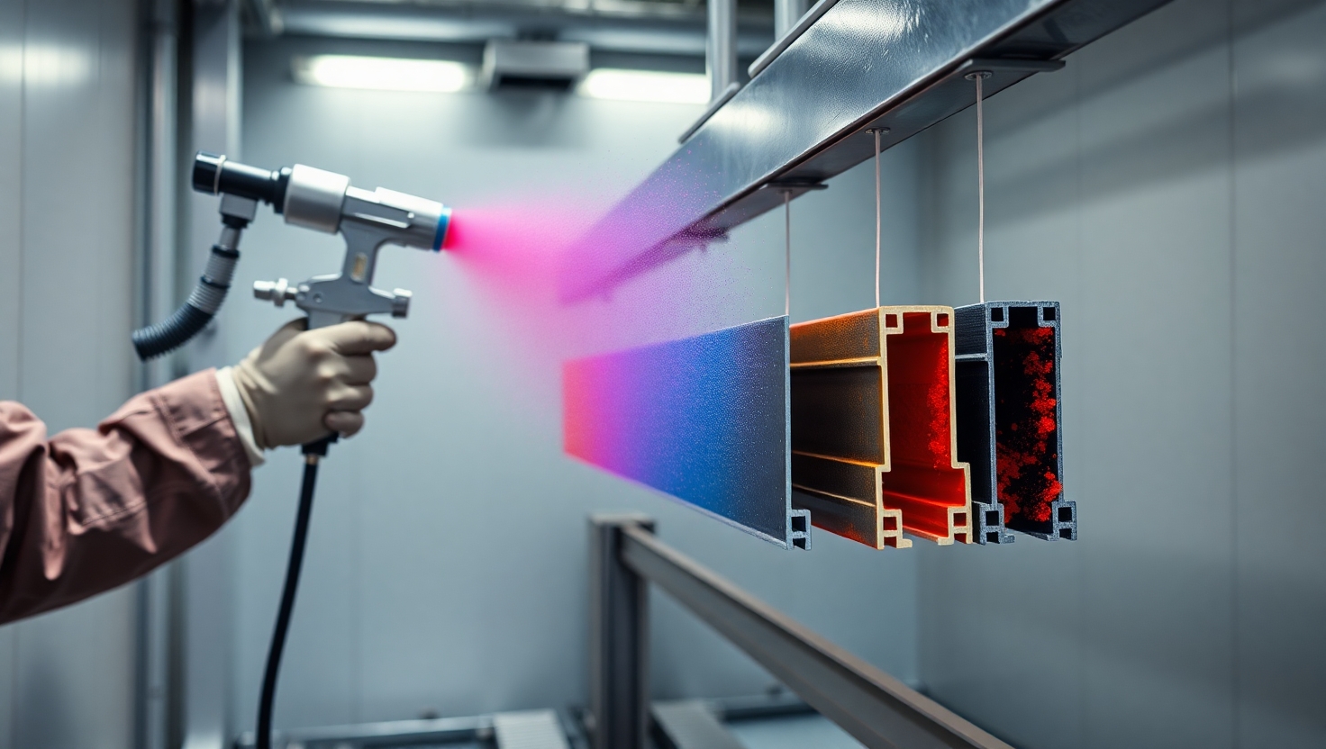 How Powder Coating Works on Aluminium Profiles